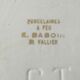 Cafeteria - faïencerie e.babouin St Vallier Drome very rare