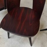 Set of 4 all-wood chairs by Antonin Suman for Tatra Nabytok