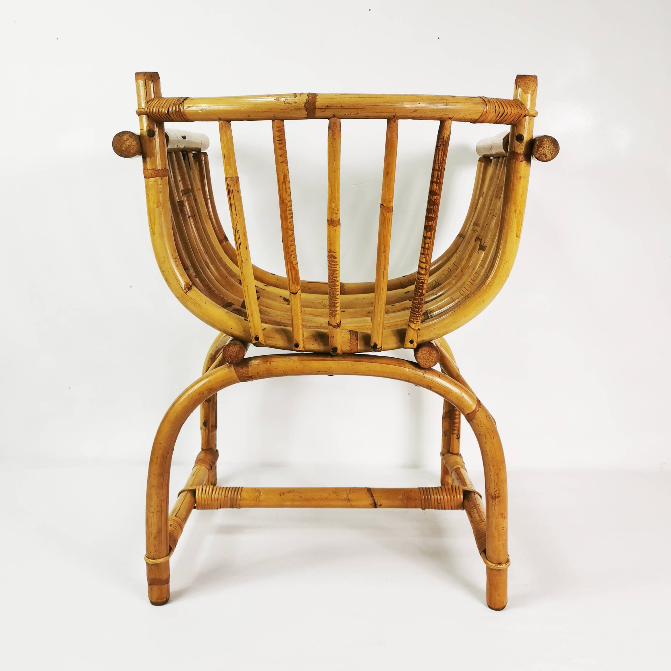 Mid Century Bamboo Armchair, Germany, 1950s