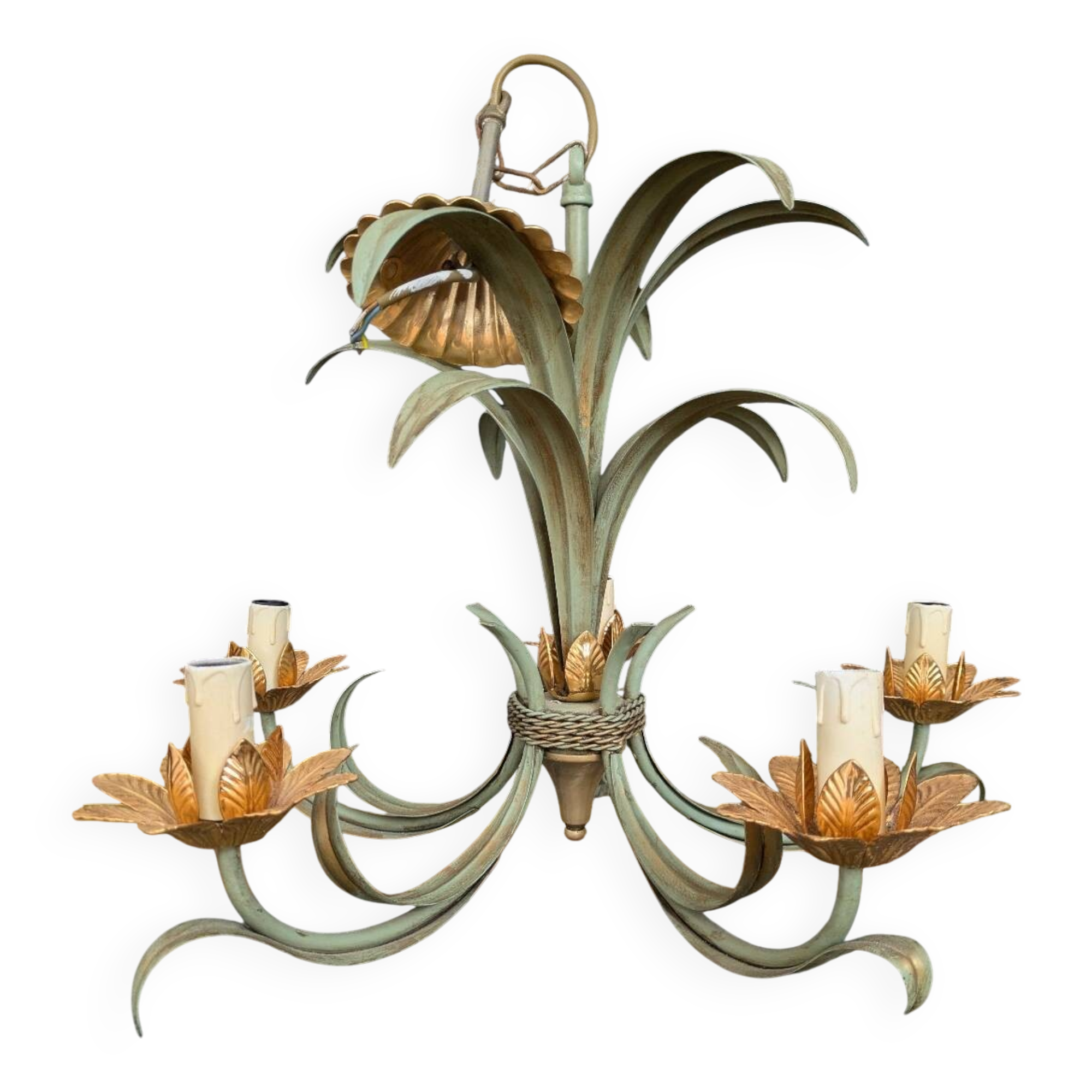 Hollywood Regency chandelier