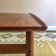 Table basse teck par Grete Jalk à Glostrup années 1960