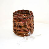 Raw wicker pot