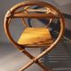Table basse rotin et bambou Vintage.