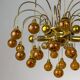 Gaetano Sciolari cascade chandelier for Venini, orange Murano glass drops, Italy, 1970s