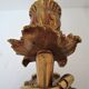Pair of hand sconces bronze vintage brass