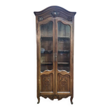 Library - Louis XV display case in walnut 1900