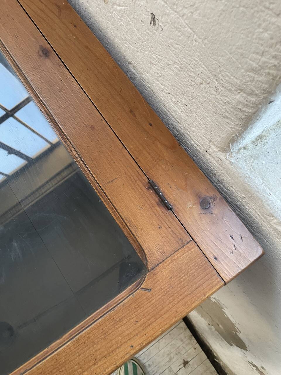 50s display cabinet side table