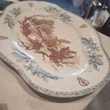 Plat en faïence