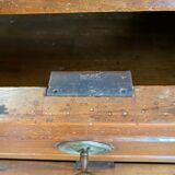 Louis XVI walnut chest of drawers, 3 drawers.