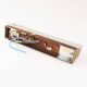 Brass and muranoglass tubular sconce by Hillebrand