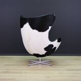 Arne jacobsen the egg chair cow leather