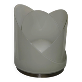 Grande lampe vintage blanche en verre modèle LT300 par Carlo Nason pour Mazzega