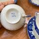 3 Japanese fine porcelain cups and saucers