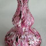 Vase, Soliflore glass of Clichy Legras Rose early twentieth century
