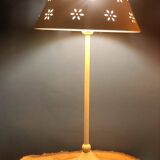 Table lamp in aged metal