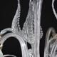 Chandelier Art Déco italien par Barovier & Toso en verre de Murano "Bubble", années 1940.