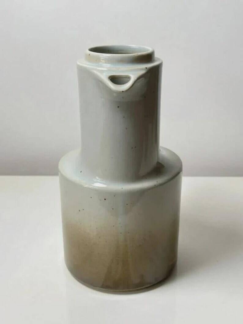 Vintage stoneware coffee pot / jug from Brenne – Grand Feu model, 1970s