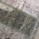 Tapis patchwork gris & bronze 5x8, 247x172cm