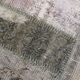 Gray & bronze patchwork tapis rug, 247x172cm