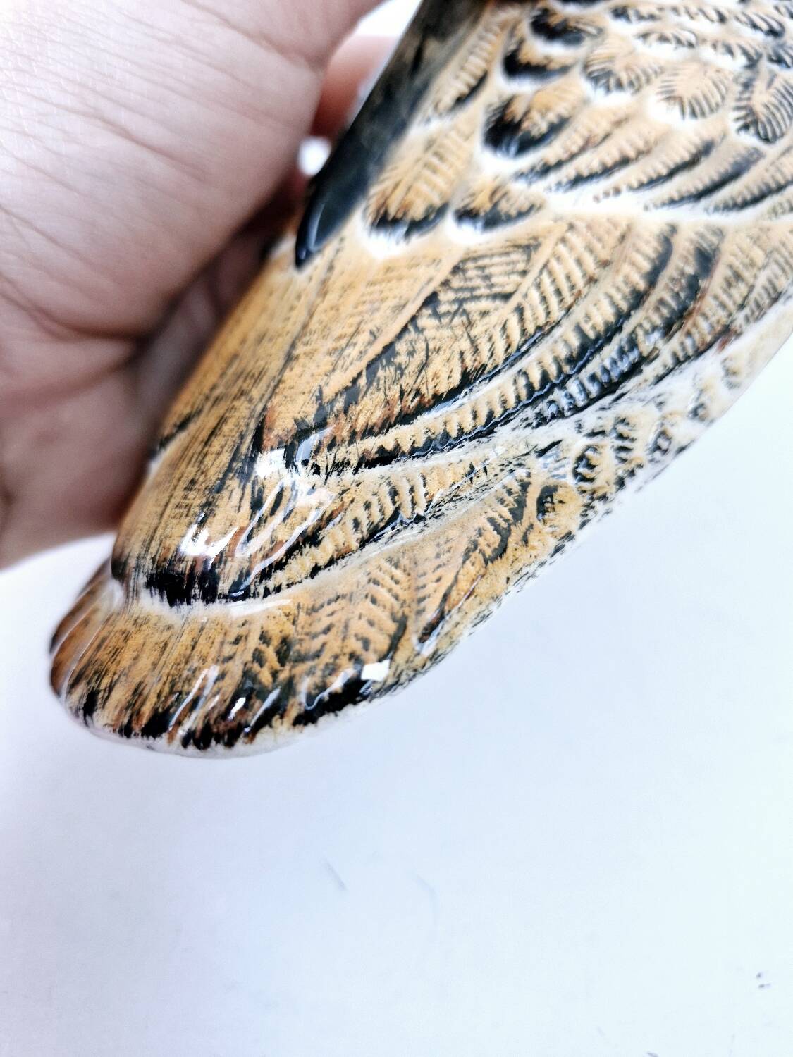 Vintage Earthenware Terrine Michel Caugant Woodcock