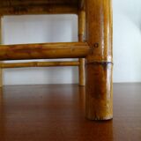 Bamboo stool 1960 vintage