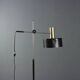 Lampadaire vintage en aluminium et métal, design, Italie, années 1960