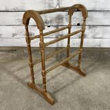 Porte serviettes ancien en bois