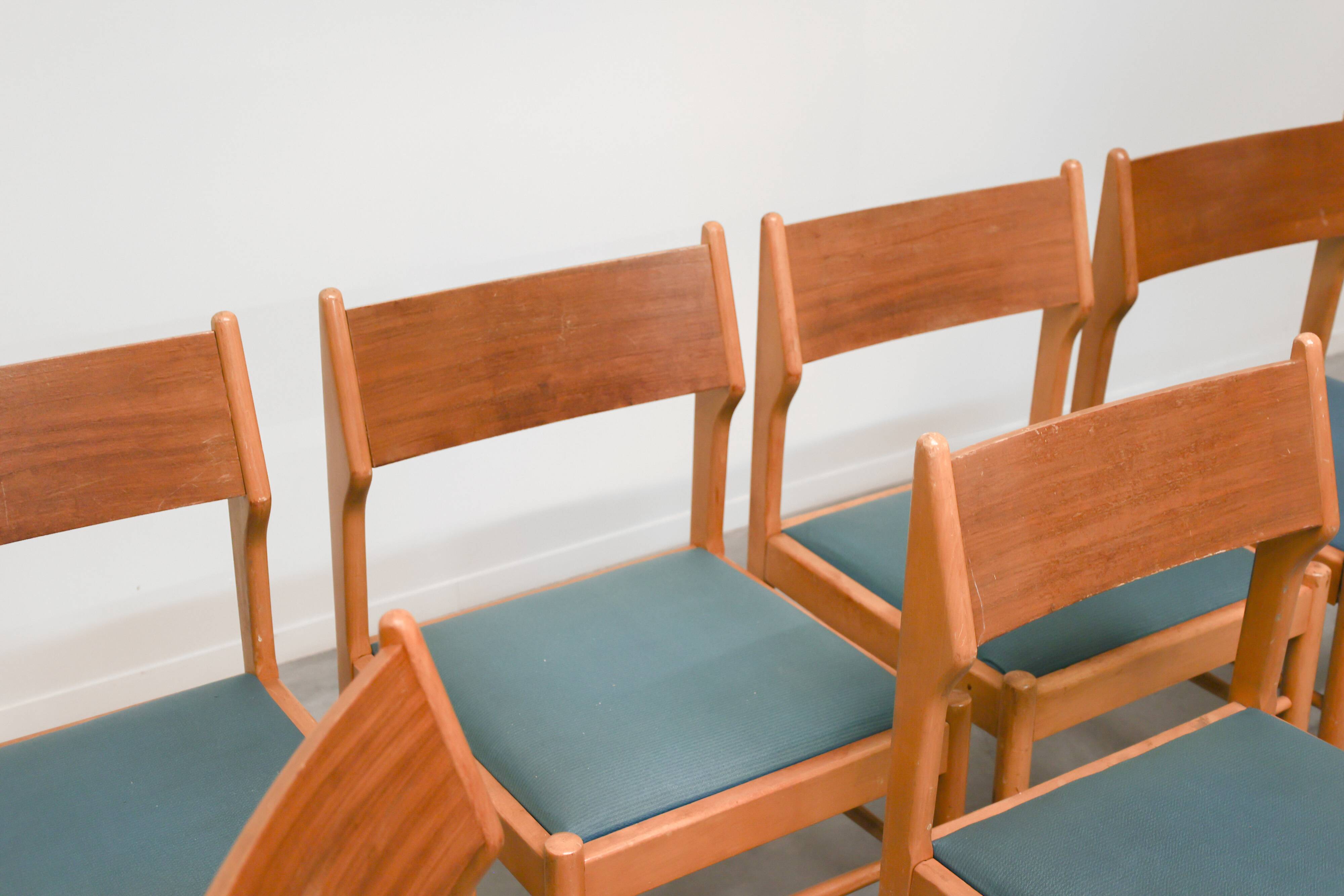 Vintage Scandinavian Dining Chairs, 1970s.