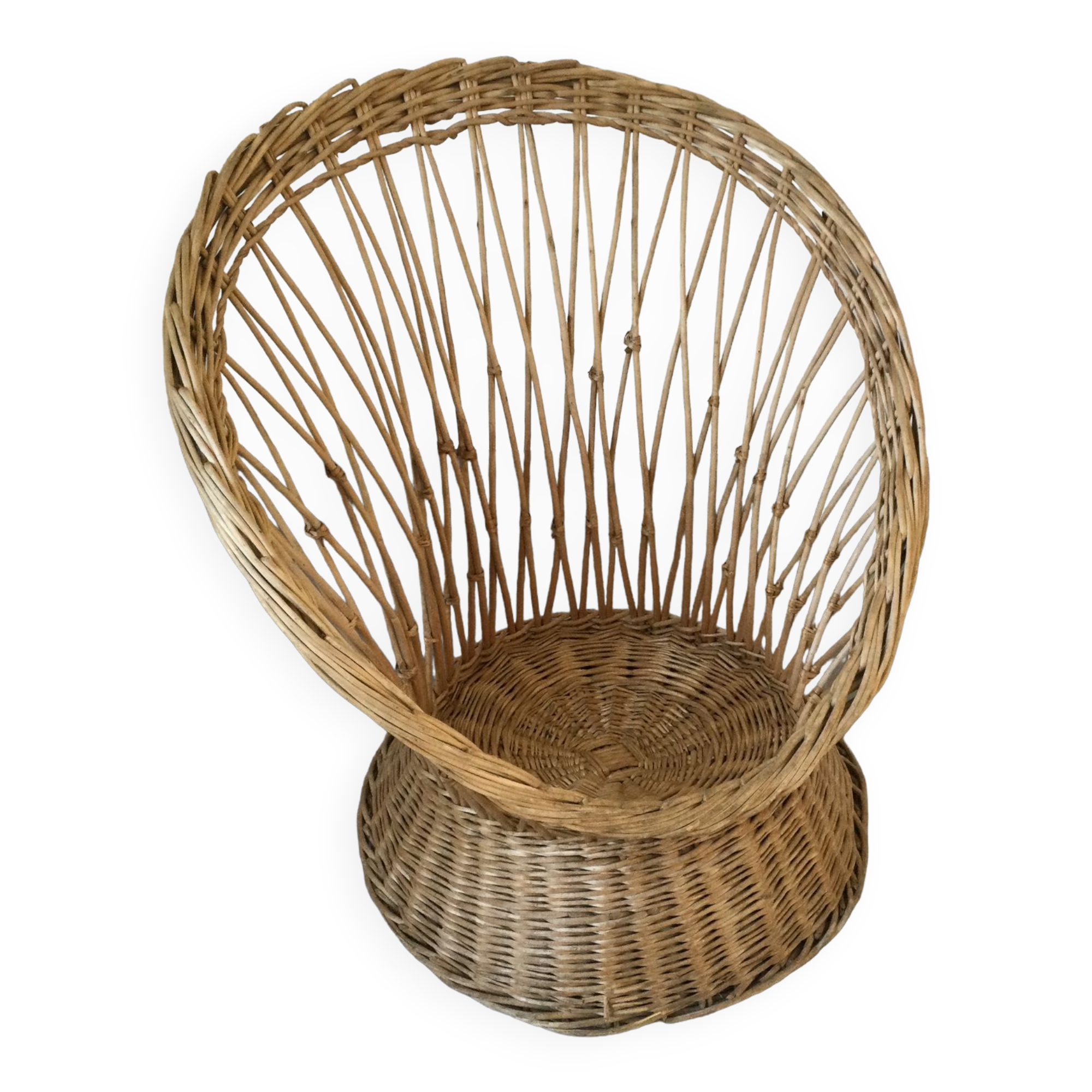 Rattan armchair