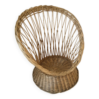 Rattan armchair