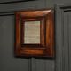 17th century wooden mirror frame