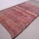 Purple Vintage Moroccan Rug 187 x 296 cm, Berber Handmade Wool Rug Bohemian