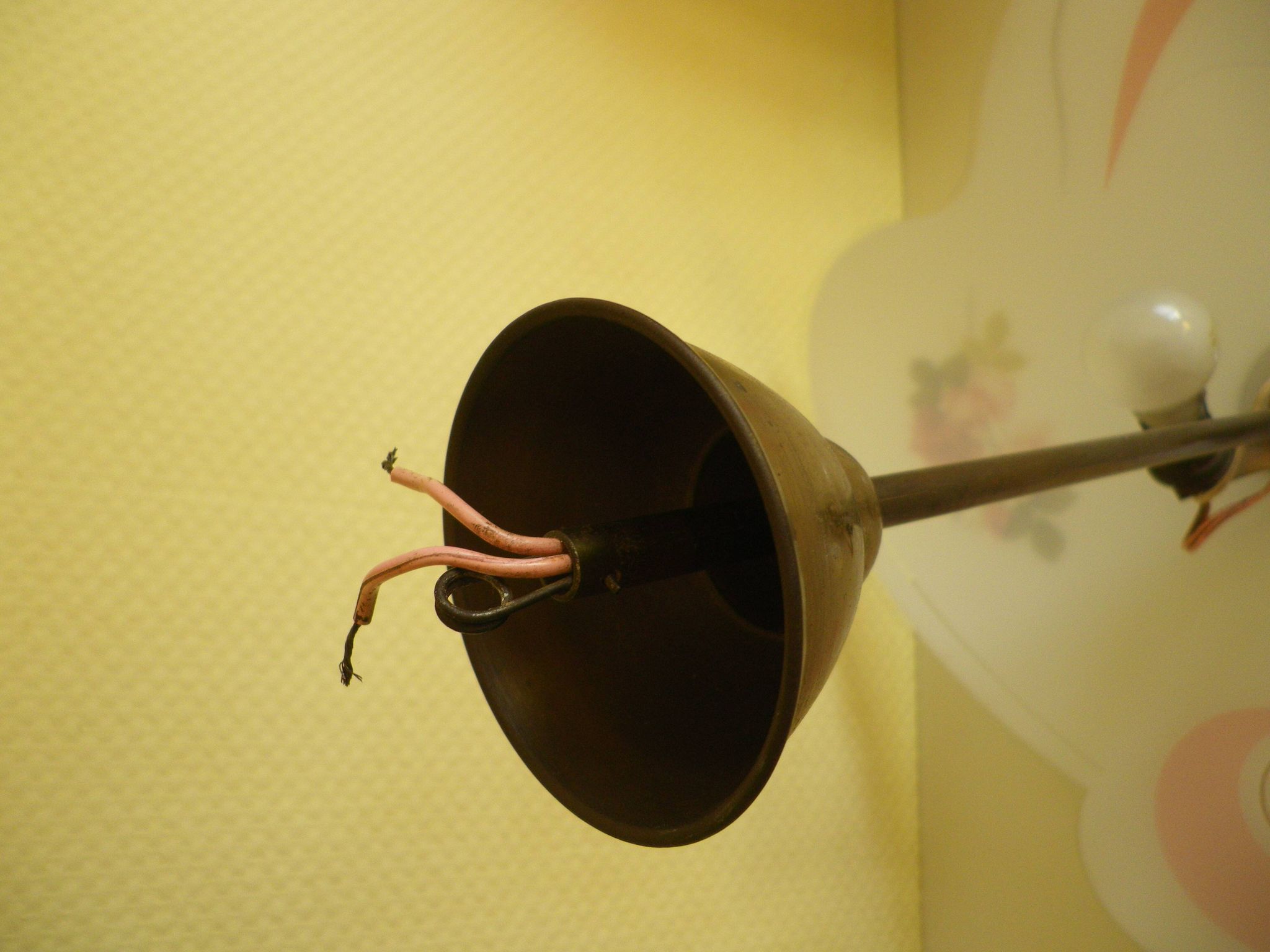 Suspension Mid-Century, Rhodoid, Free Form, Italy, 1950s