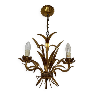 Golden wheat ear lustre Hans KOGL 1970s