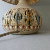 Signed stoneware lamp, Raphael Giarrusso, 1960s
