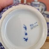 Ensemble à café ou thé japonais ancien en porcelaine fine