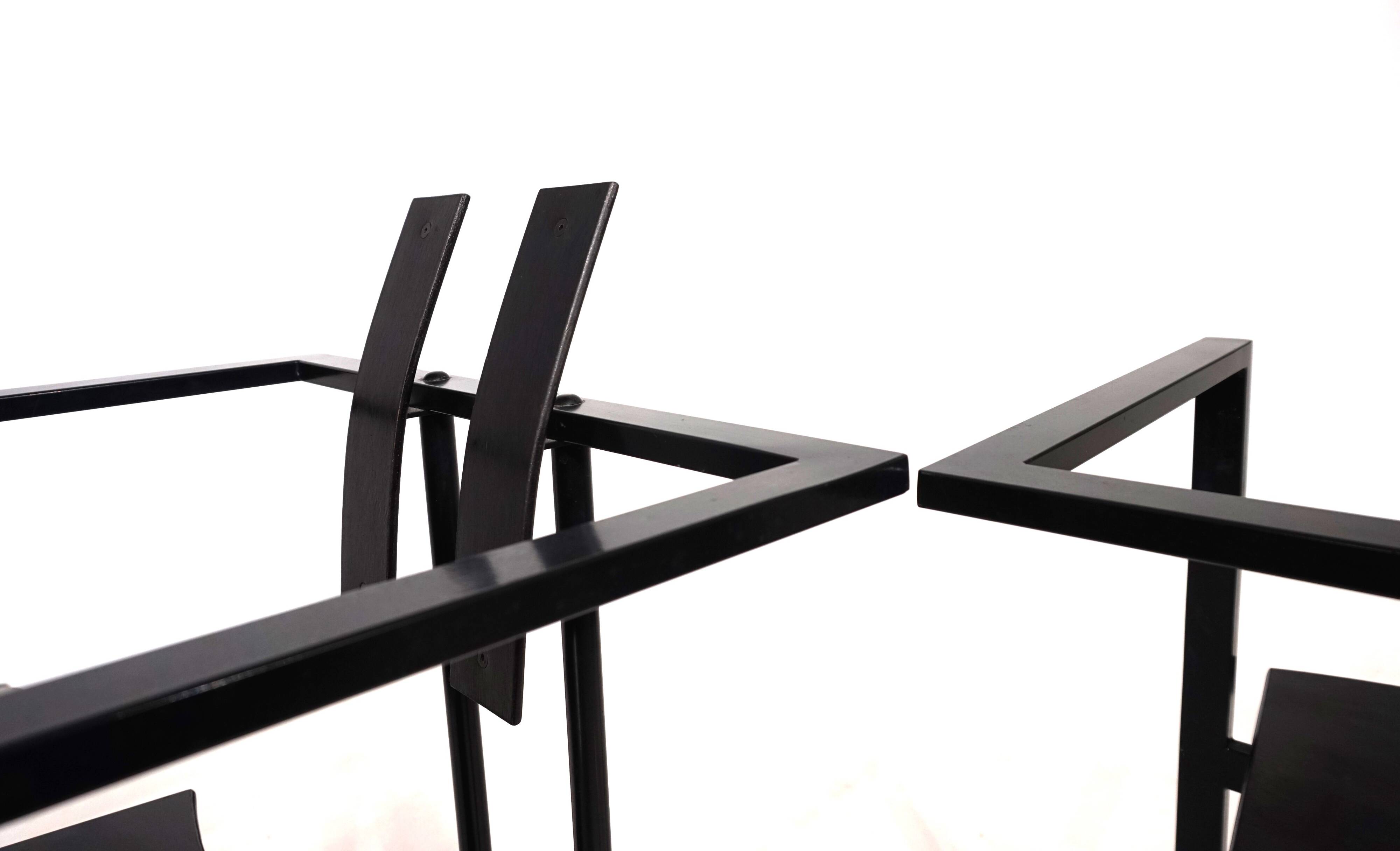 KFF Trix Memphis set of two dining chairs by Karl Friedrich Förster, 1988