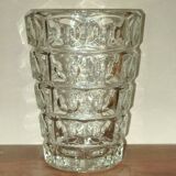 Vase en cristal art déco
