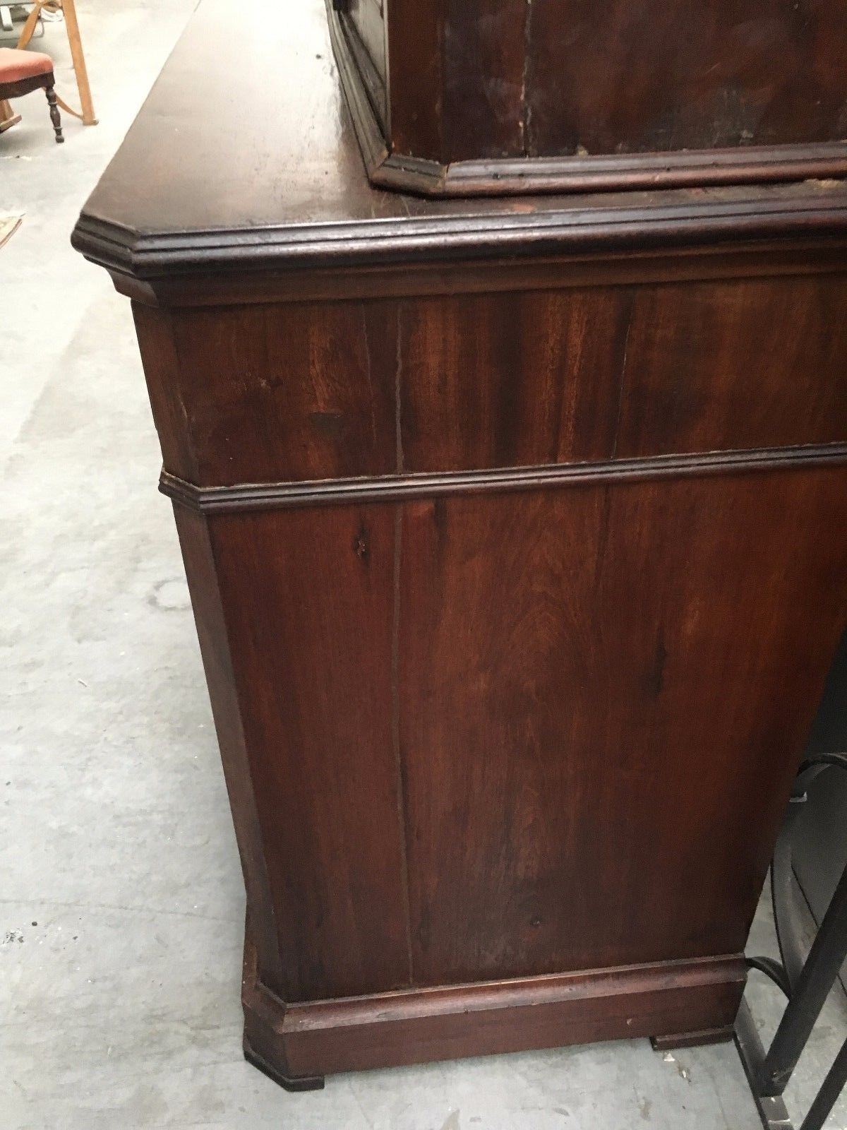 Buffet two Louis Philippe mahogany body