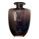 Vintage Amethyst Shoulder Vase design Kjell Engman for Kosta Boda