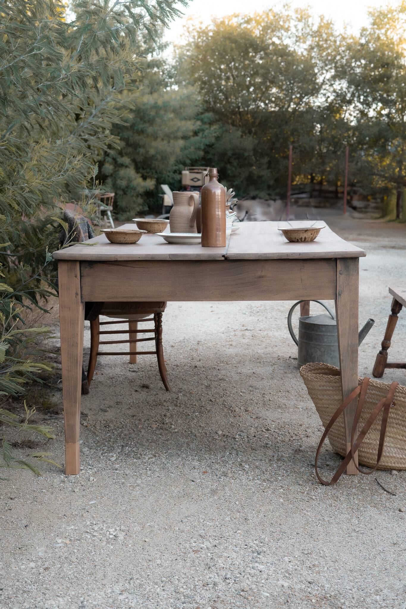 Renovated rustic farmhouse table