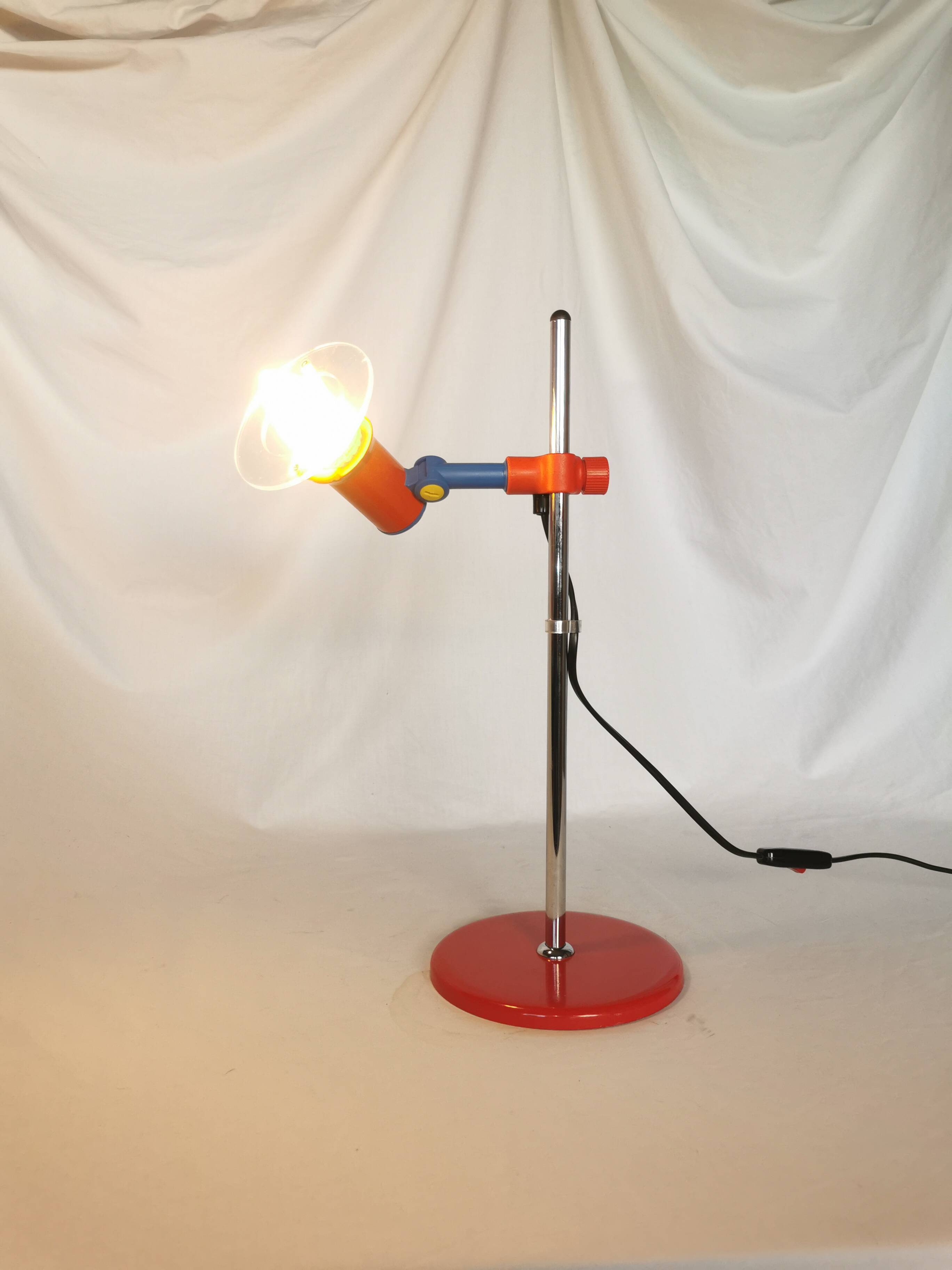 Multicolored spot lamp, postmodern, 1980