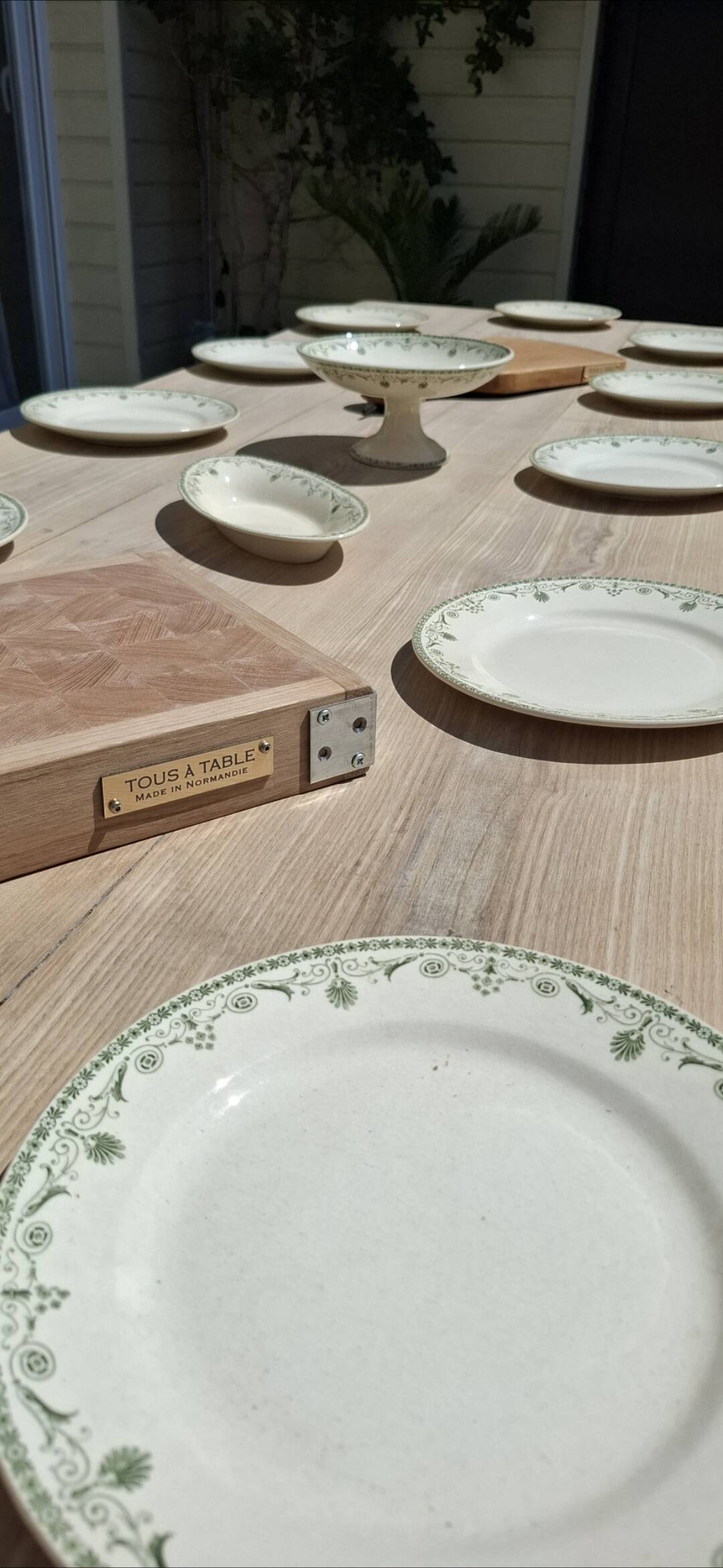 Large renovated old farmhouse table