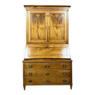 Cabinet scriban époque louis XVI en acajou vers 1760