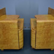 Ensemble de deux tables de chevet Art Déco Tchécoslovaquie, années 1939