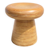 Bamboo mushroom stool 1980