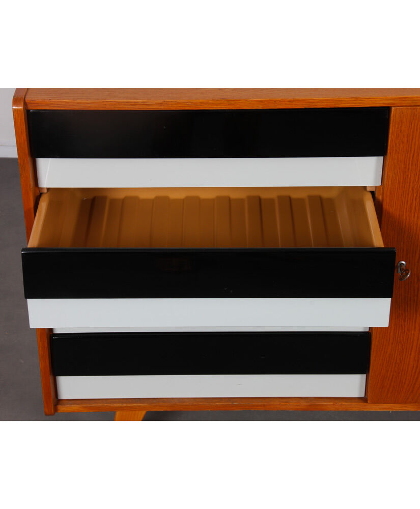 Oak chest of drawers by Jiri Jiroutek, model U458, 1960s