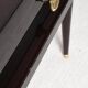 Pair of rosewood bedside tables, with drawer.