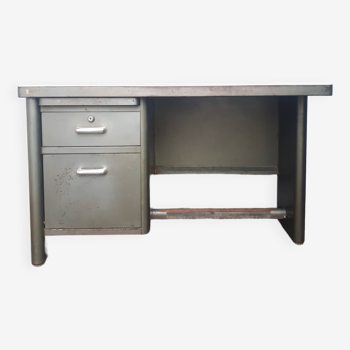 Vintage industrial desk by Flambo from the 50s