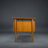 Danish Teak Desk by Peter Lovig Nielsen for Hedensted Mobelfabrik, 1960s